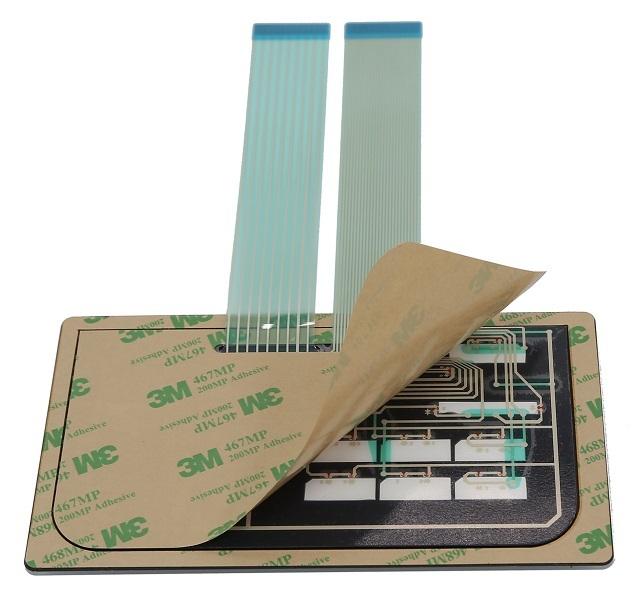 Prenda impermeable capacitiva de los interruptores de membrana del circuito del poliéster IP67 2