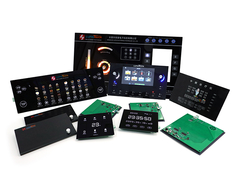 Interruptor de membrana capacitivo del poliéster HMI para el aparato electrodoméstico