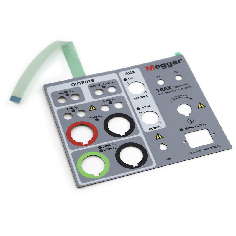 Multicolor industrial del interruptor 1.27m m de la membrana PMMA de la bóveda del metal